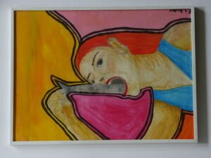 Schilderij ter illustratie van wat ik maak